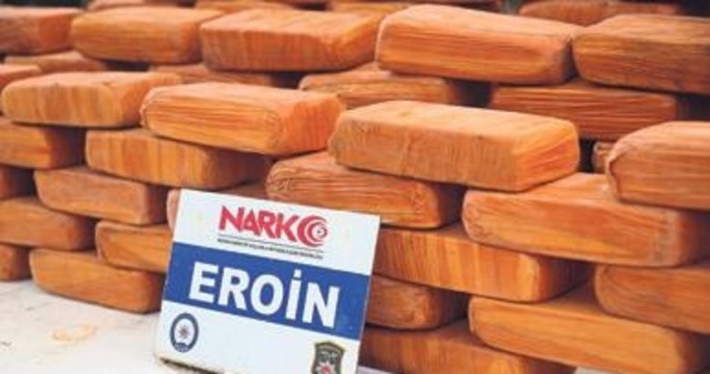 Terör operasyonunda 105 kilo eroin ele geçirildi