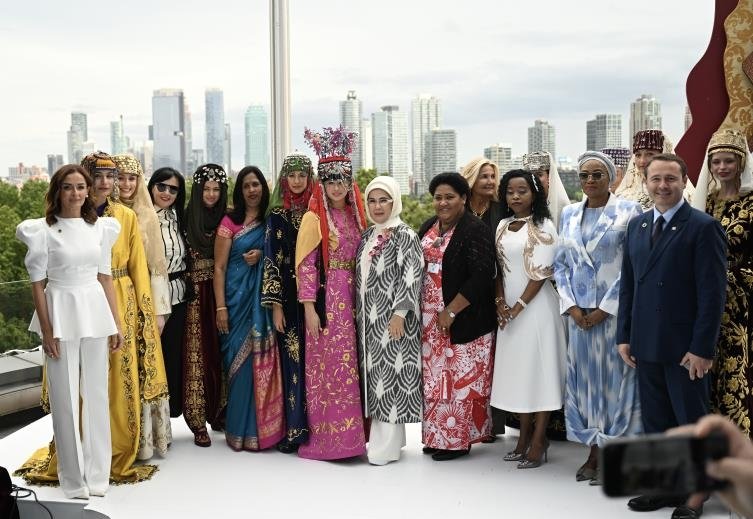 Emine Erdoğan, New York’ta Türk çeyiz geleneğini dünyaya tanıttı