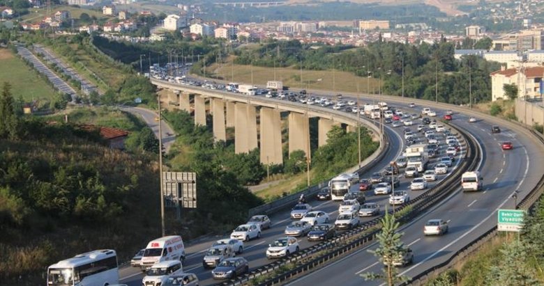 Tatilciler dönüş yolunda