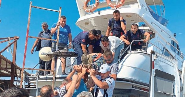 Yat bakımı yaparken güverteden düştü