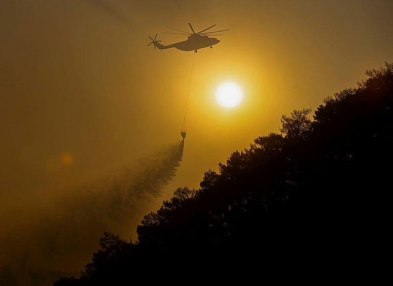 İzmir’de çıkan orman yangını kontrol altına alındı