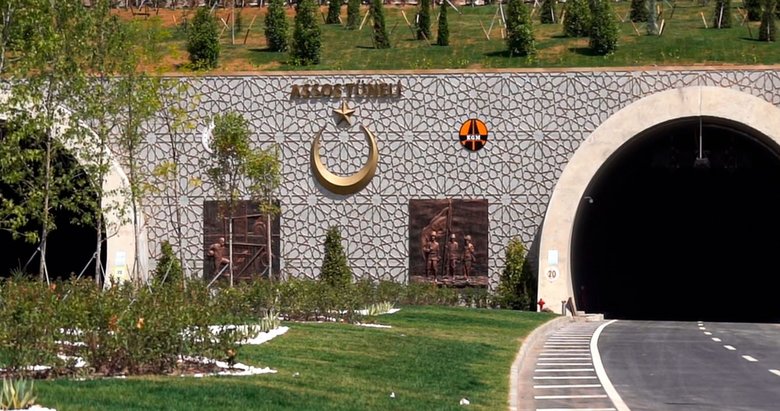 50 dakikalık yolu 5 dakikaya düşüren Assos ve Troya Tünelleri 1 yaşında…