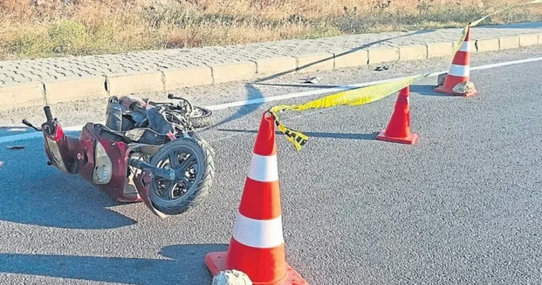 Otomobil ile çarpışan bisiklet sürücüsü öldü