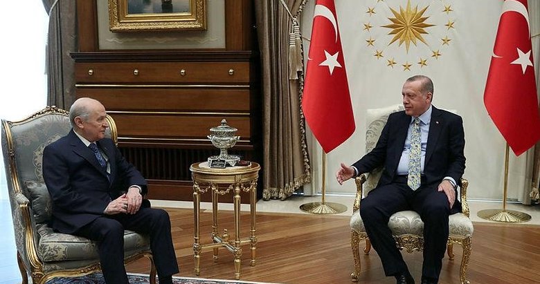 Başkan Erdoğan ile Bahçeli görüştü