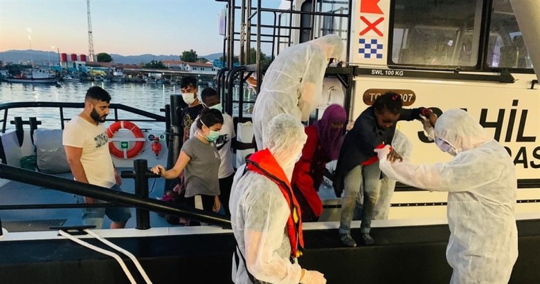 103 kaçak göçmen kurtarıldı