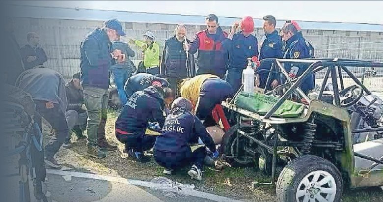 Go-Kart pistinde kaza yapan iş insanı öldü