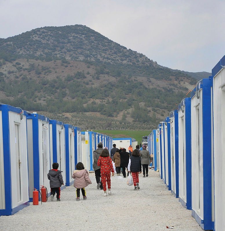 Konteyner kentte yaşam başladı