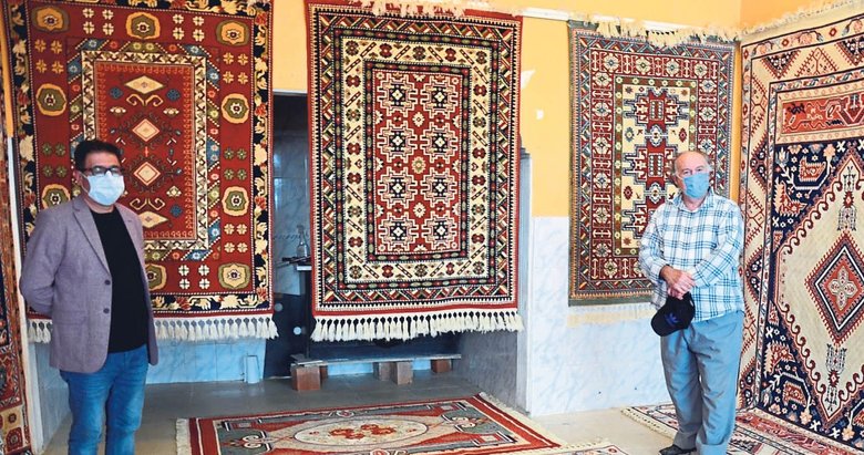 Dünyanın en eski halısı Gördes dügümünden