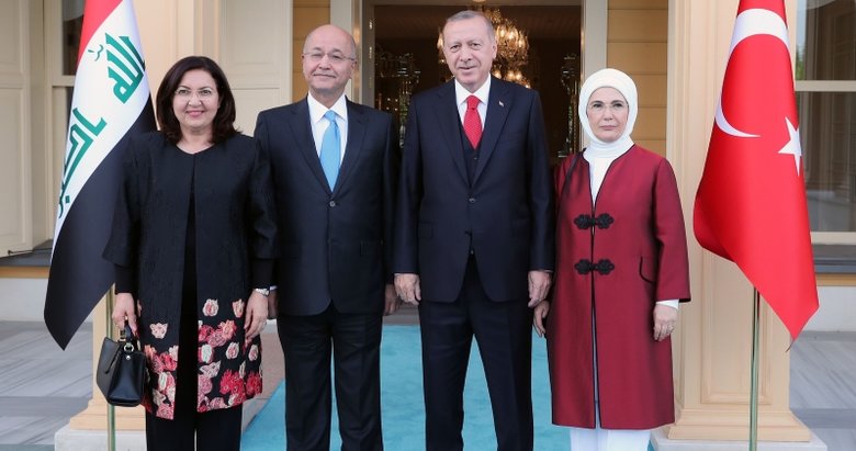 Başkan Erdoğan ile Berham Salih görüşmesi sona erdi