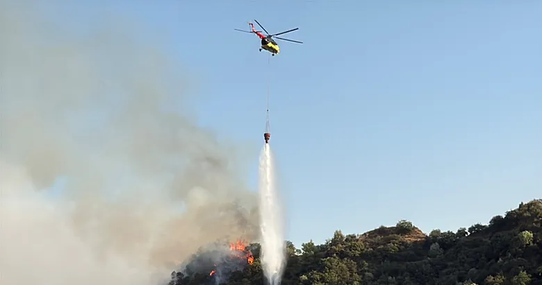 Manisa’da korkutan yangın! Ekiplerin müdahalesiyle kontrol altına alındı