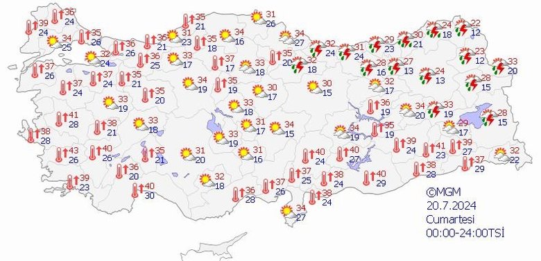 Nem ve sıcaklar bunaltıyor! Meteoroloji’den o iller için yağış uyarısı geldi... 18 Temmuz İzmir ve Ege hava durumu raporu