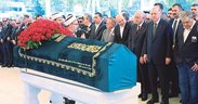 Erdoğan, Özer Çiller’in cenazesine katıldı
