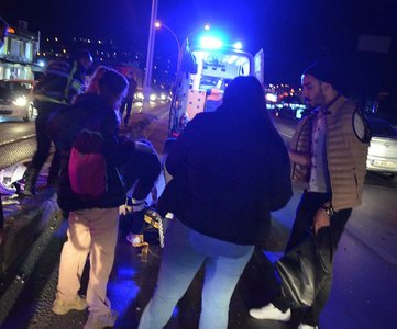 Yolun karşısına geçmek isteyen Gamze’den acı haber