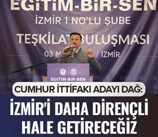 Cumhur İttifakı İzmir adayı Hamza Dağ: İzmir’i daha dirençli hale getireceğiz