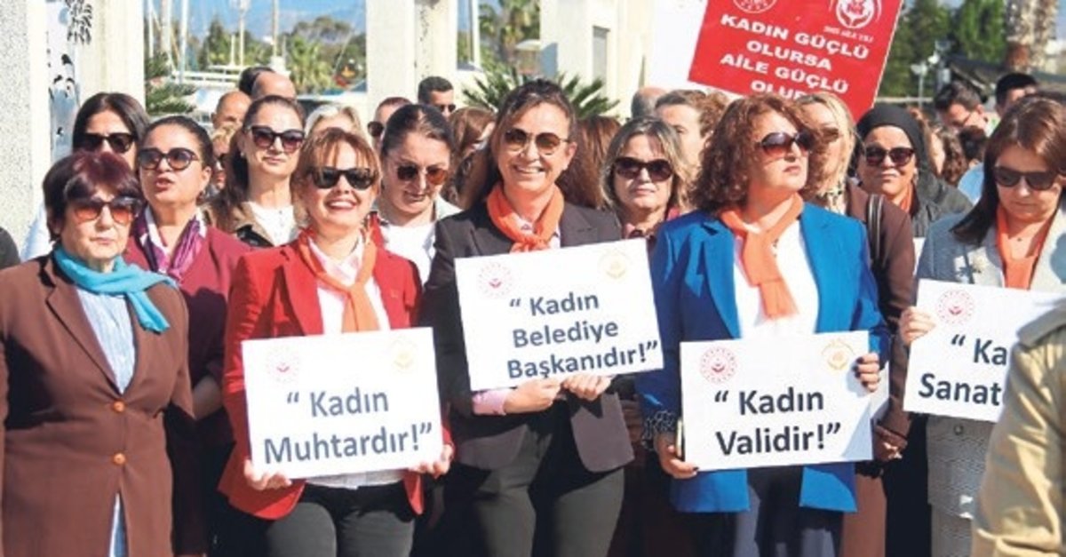 Fethiyeliler kadınlar için yürüdü