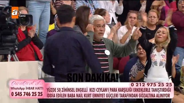 İğrenç olay Esra Erol canlı yayınında ortaya çıktı