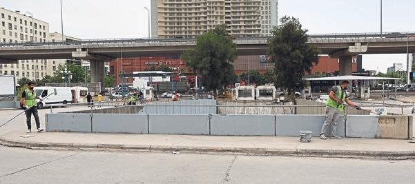 İzmir otogarında tadilat başladı