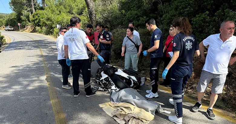 Bodrum’da motosiklet ile kamyonet çarpıştı: İlkcan öldü, Yaren ağır yaralı