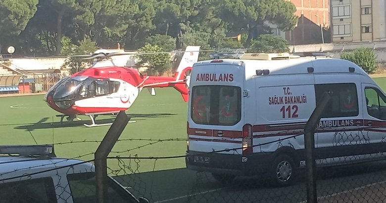 İzmir’de ambulans helikopter yeni doğan bebek için havalandı