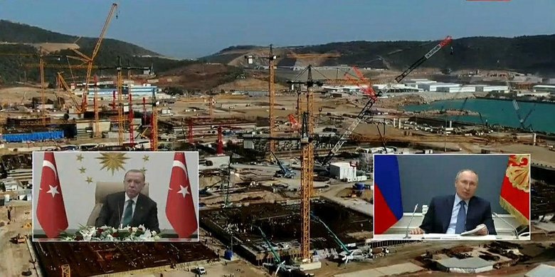 Akkuyu Nükleer Güç Santrali’nde 3. reaktörün temeli atıldı! Başkan Erdoğan ve Putin de törene katıldı