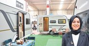 Devlet desteği ile kurduğu fabrikada karavan üretiyor