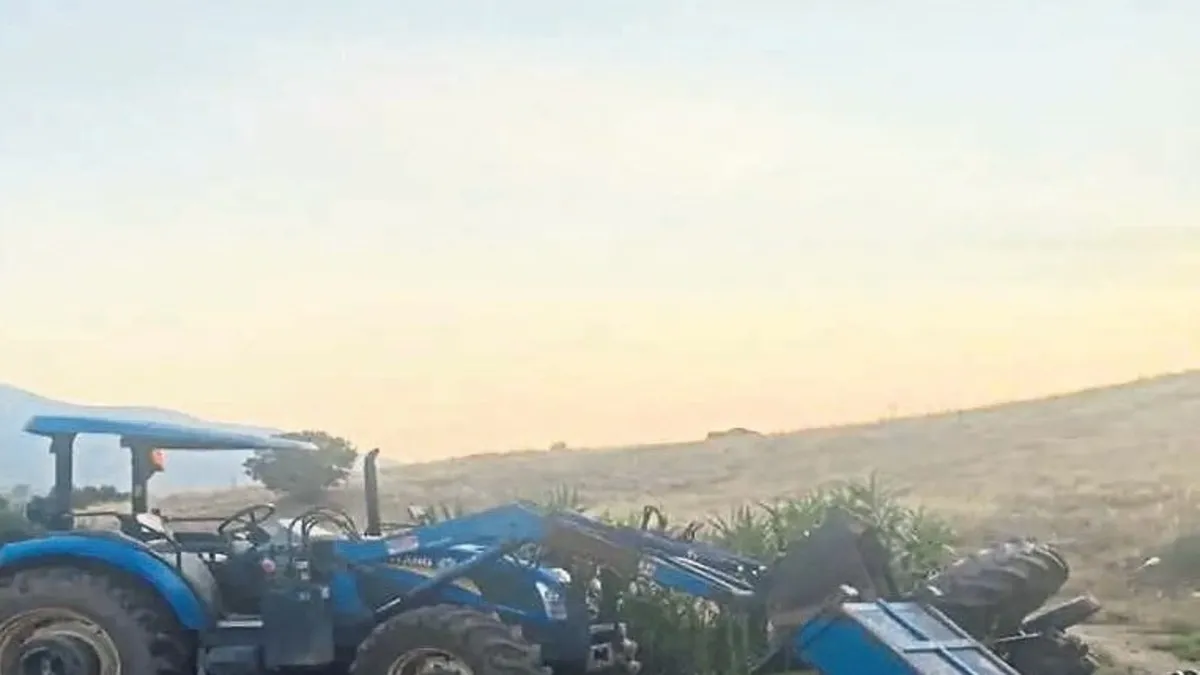 Adını taşıdığı dedesinin sürdüğü traktör sonu oldu