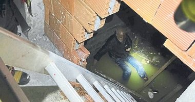 Asansör boşluğuna düşen kişi kurtarıldı