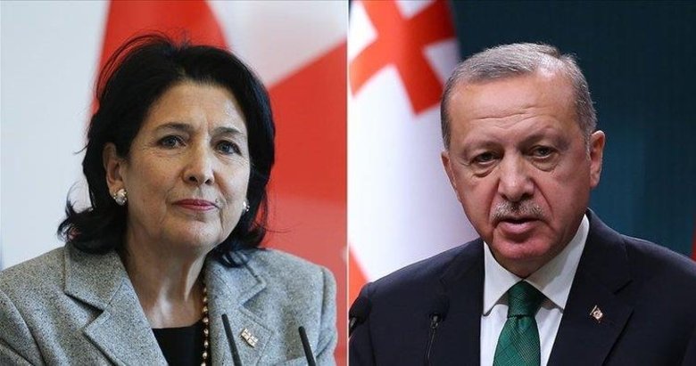 Başkan Erdoğan, Gürcistan Cumhurbaşkanı ile görüştü