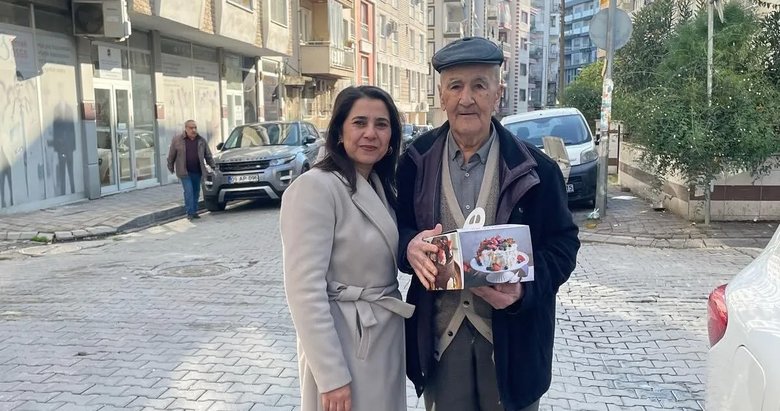 Aydınlı kadın muhtardan şehit ailelerine pasta sürprizi