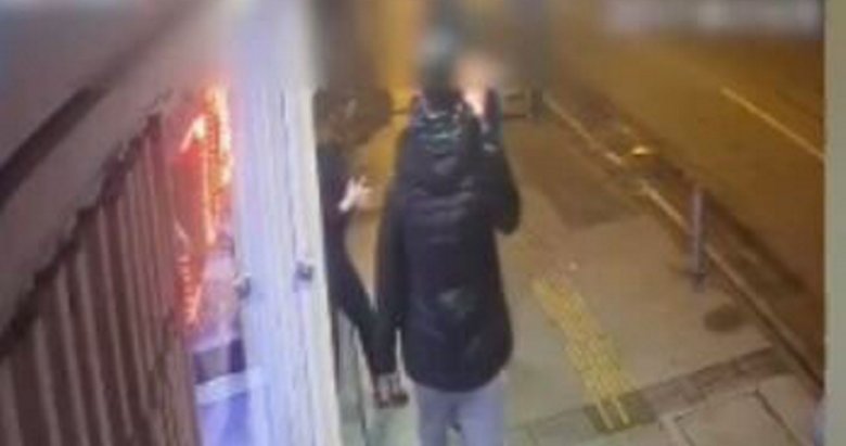 Köpek sahibi kadın veterinere tekme attı