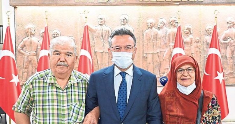 Aydınlı çiftten anlamlı destek