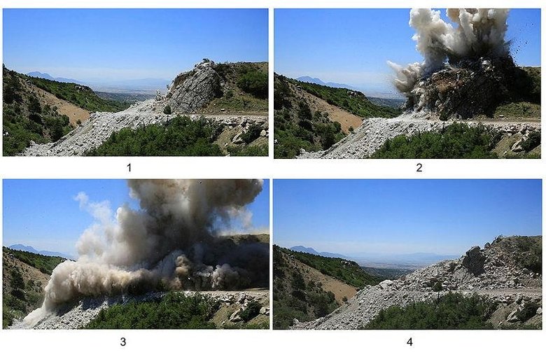 60 yıllık çile dinamitle son buldu! Böyle havaya uçuruldu