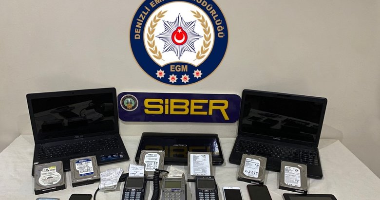 Denizli’de sahte pos cihazıyla dolandırıcılık operasyonunda 5 kişi tutuklandı