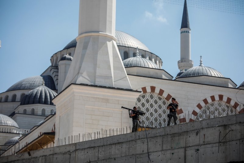 Cumhurbaşkanı Erdoğan Çamlıca Camii’nde incelemede bulundu