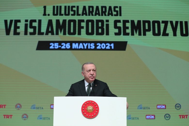 Başkan Erdoğan’dan 1. Uluslararası Medya ve İslamofobi Sempozyumu’nda önemli mesajlar
