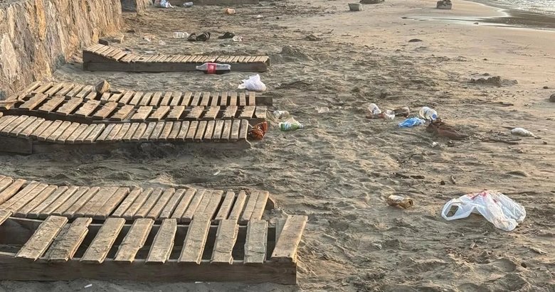 Milli parkı çöplüğe çevirdiler! Yakışmayan görüntüler