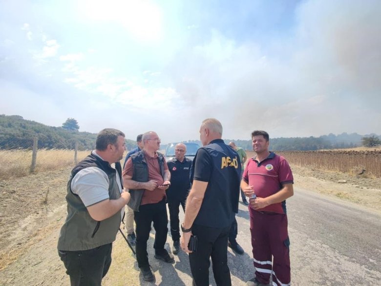 Çanakkale’de tedbiren tahliye edilen köylerde inceleme yapıldı