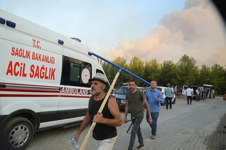 Aydın’daki orman yangını kontrol altına alındı