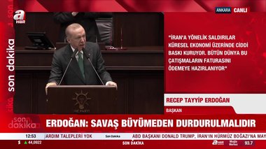 Başkan Erdoğan: Bu savaş büyümeden durdurulmalıdır