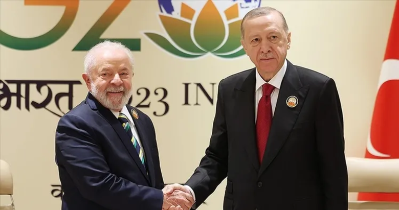 Başkan Erdoğan Brezilya Devlet Başkanı Lula da Silva ile görüştü