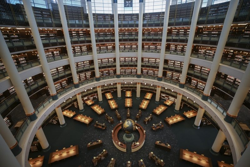 Beştepe’deki Millet Kütüphanesi ilk günden ziyaretçi akınına uğradı