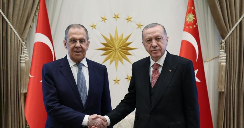 Başkan Erdoğan, Lavrov’u kabul etti
