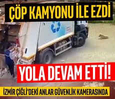 İzmir’de çöp kamyonu köpeği ezerek öldürdü!