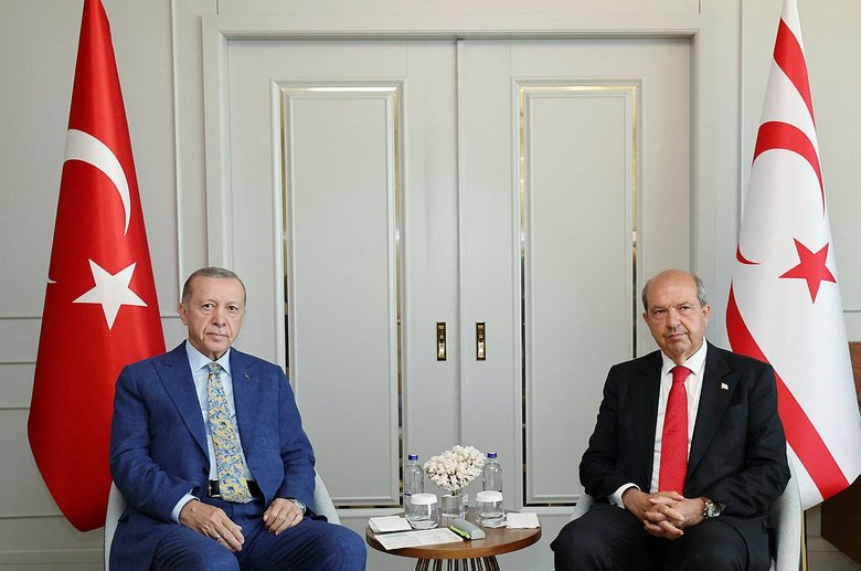 Başkan Erdoğan ile KKTC Cumhurbaşkanı Tatar görüştü
