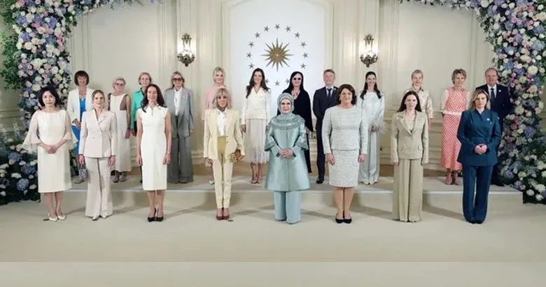 Emine Erdoğan, NATO liderlerinin eşlerini ağırladı
