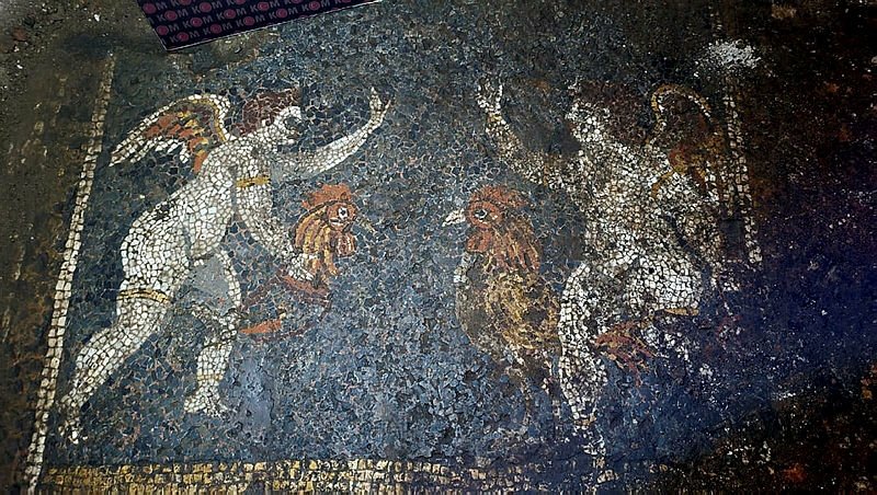 Agora’daki zenginlerin yerleşimini 2 bin yıllık mozaikler gösterdi