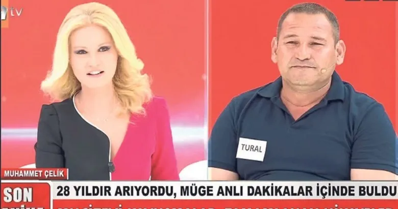 28 yıllık hasreti Müge Anlı bitirdi