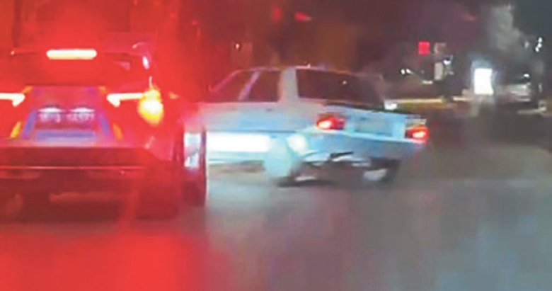 Polisten kaçarken kaza yaptı