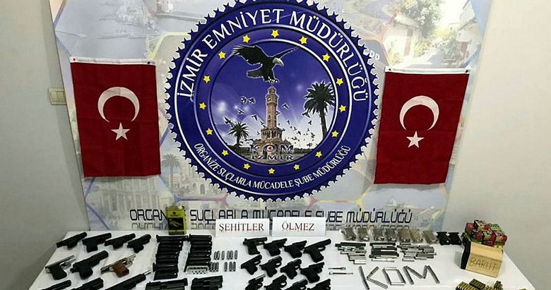 İzmir’de evinde tabanca ürettiği iddia edilen kişi tutuklandı