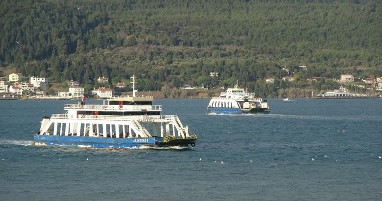 Çanakkale’de feribot seferleri iptal edildi
